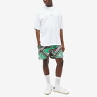 Valentino Men's Bandana Swim Short in St. Archive Manifesto Bandana Verde