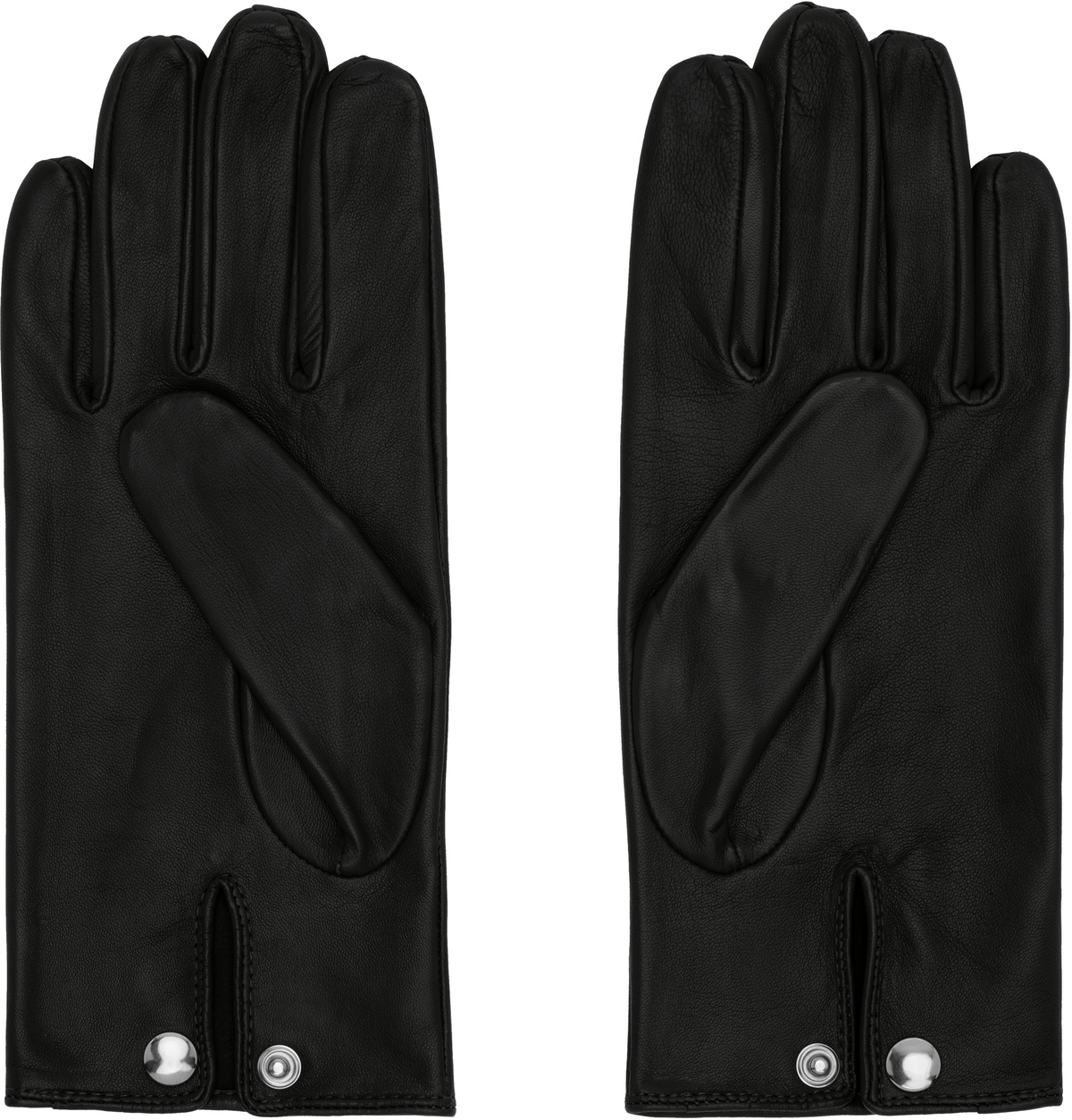 Ernest W. Baker Black Leather Gloves