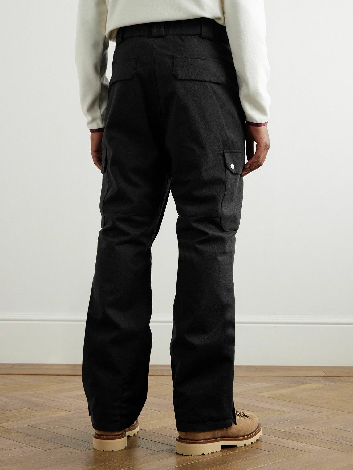 Brunello Cucinelli - Straight-Leg Shell-Trimmed Wool Ski Pants - Gray