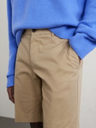 Slowear - Slim-Fit Cotton-Blend Gabardine Chino Shorts - Neutrals