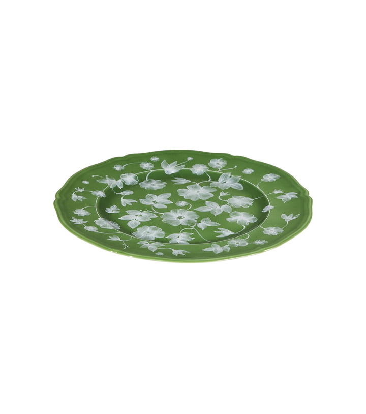 Photo: Cabana x Ginori 1735 floral porcelain charger plate