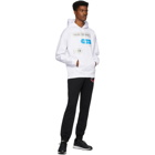 Moschino White Chat Hoodie