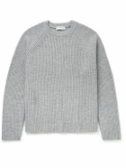 The Frankie Shop - Carter Ribbed Merino Wool-Blend Sweater - Gray