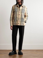 Burberry - Checked Shell Coach Jacket - Neutrals
