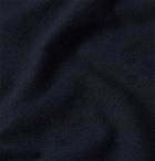 Desmond & Dempsey - Brushed Cotton-Twill Pyjama Robe - Men - Navy