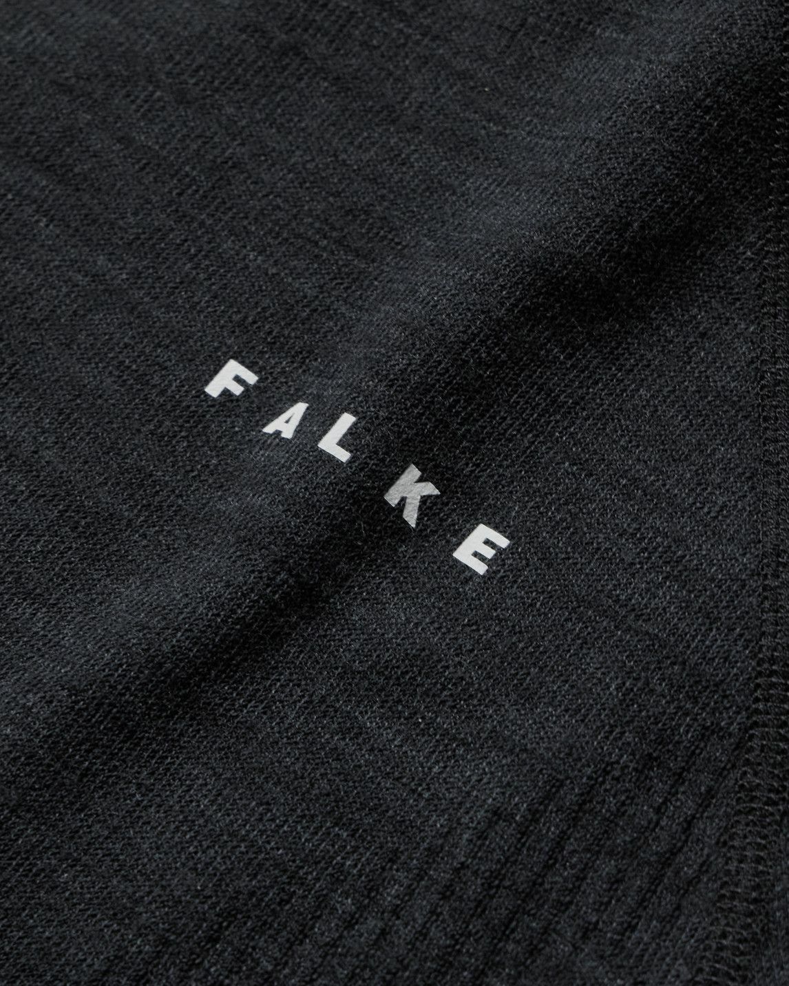 Falke - Printed Virgin Wool-Blend Half-Zip Ski Base Layer - Black