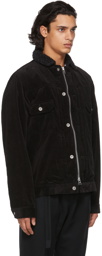 Sacai Black Corduroy Jacket