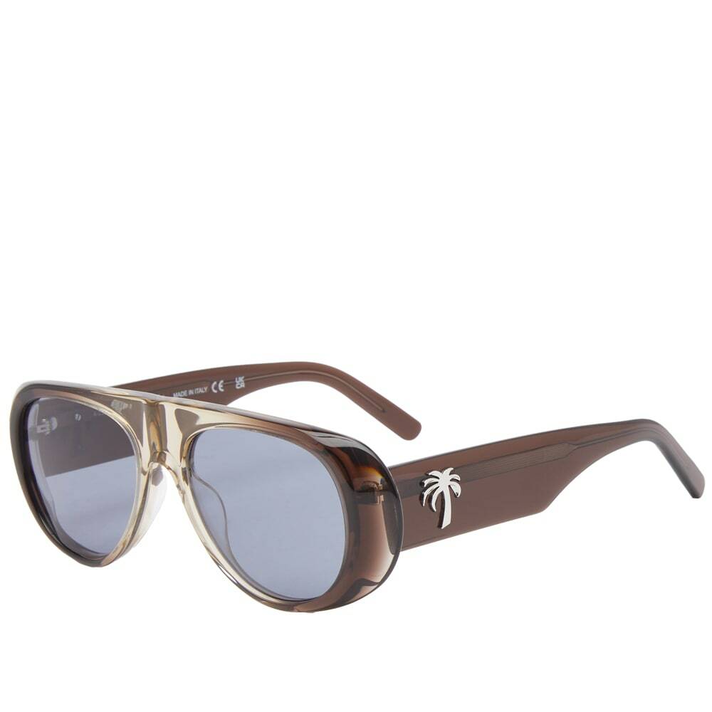 Palm Angels Eyewear Sierra round-frame sunglasses Palm Angels Eyewear Sierra round-frame sunglasses in Black  main image 4