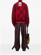 BURBERRY - Cardigan With Check Pattern