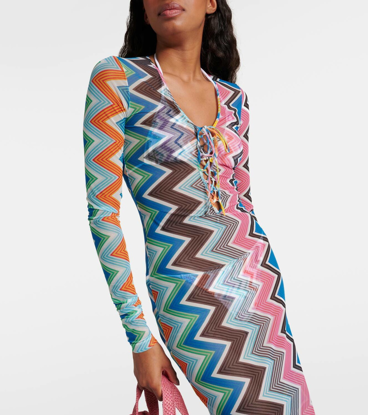 人気を誇る Zig Missoni Zag Missoni cover-up beach 水着・ラッシュガード