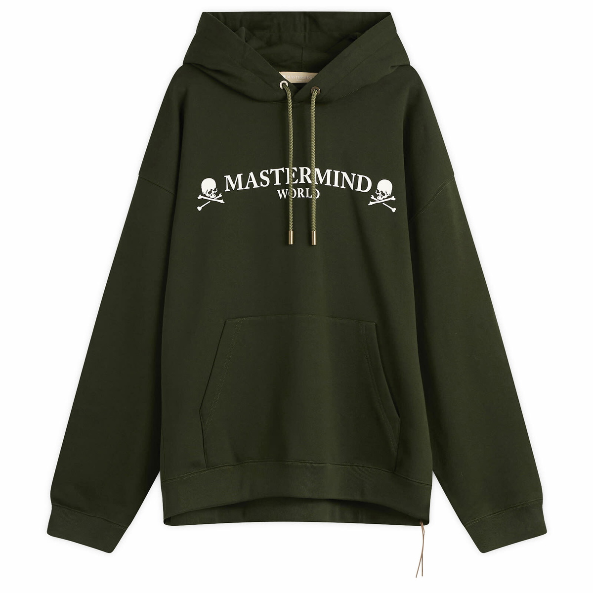 MASTERMIND WORLD Men's Lounge Skull Zip Hoodie in Black/Charcoal