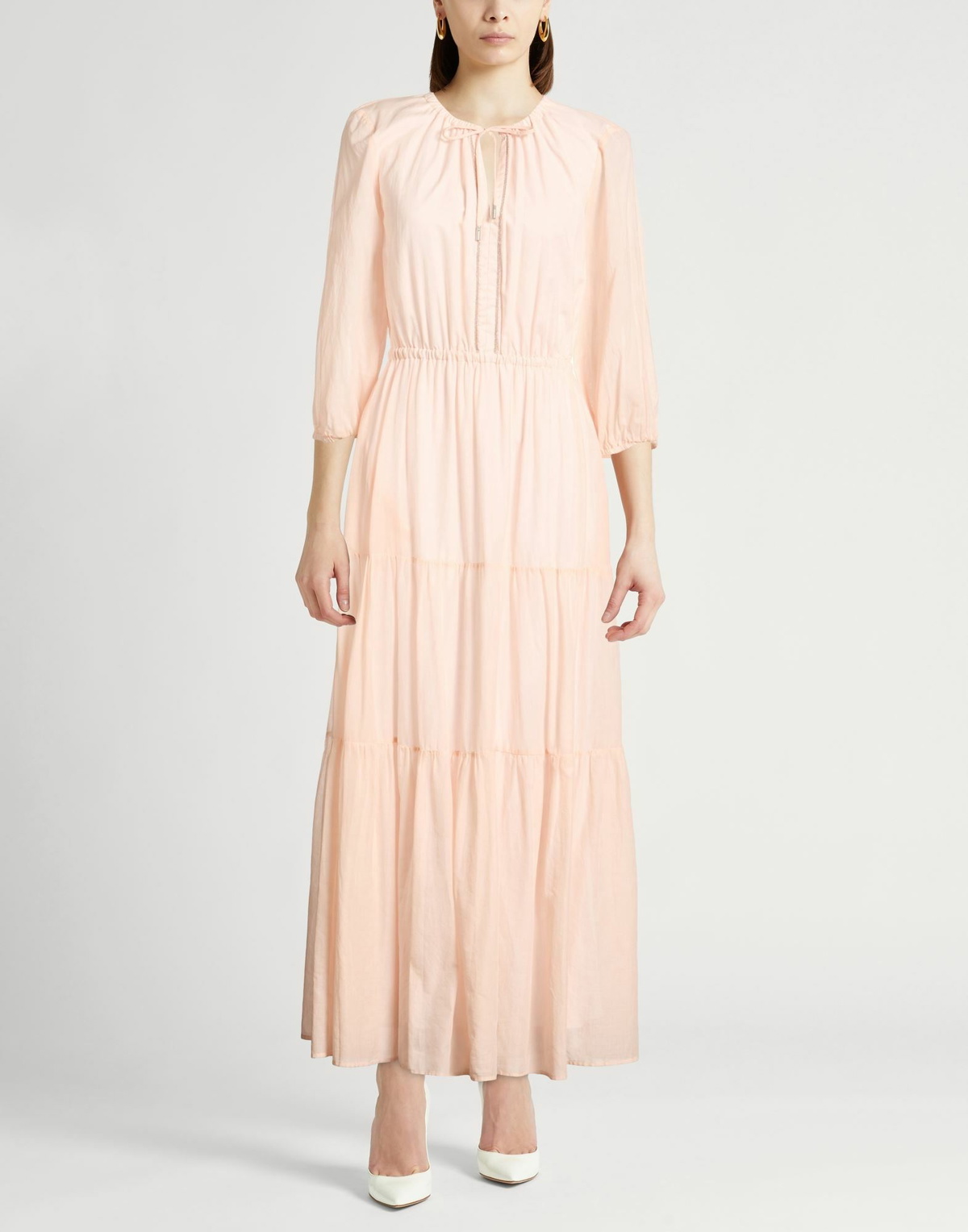 Peserico Womens Maxi dress Blush