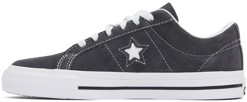 Converse Gray CONS One Star Pro Suede Sneakers