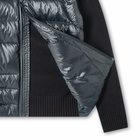 Moncler Grenoble Men's Knitted Arm Down Jacket in Navy