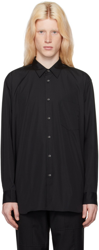 Photo: Comme des Garçons Shirt Black Patch Pocket Shirt