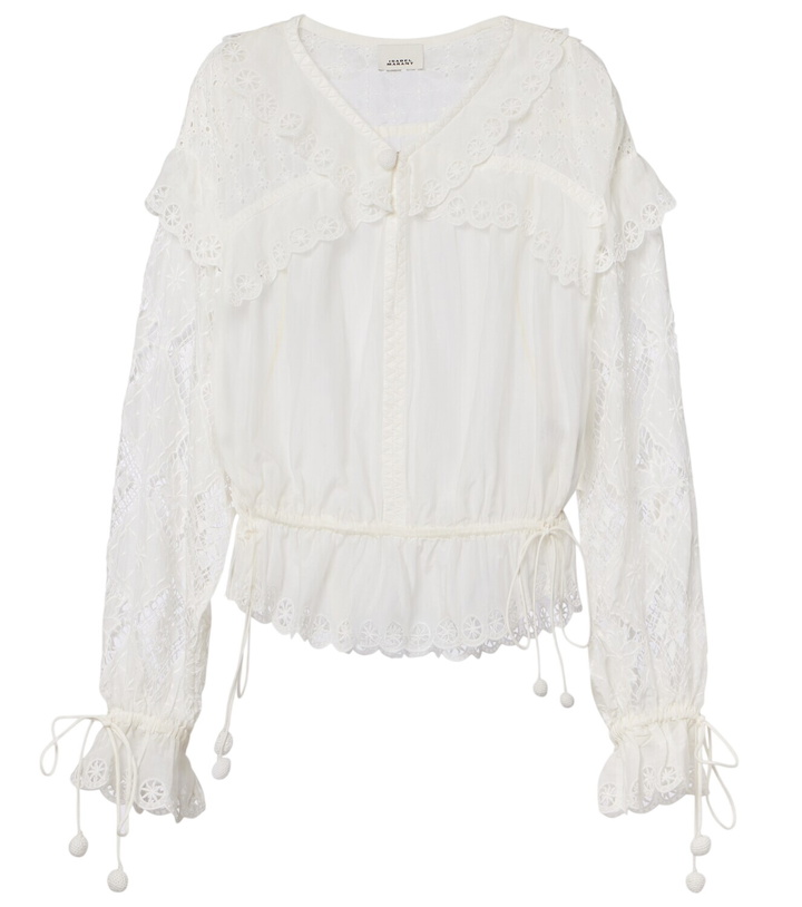 Photo: Isabel Marant Nowana cotton and silk blouse