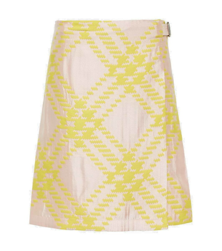 Photo: Burberry Checked miniskirt