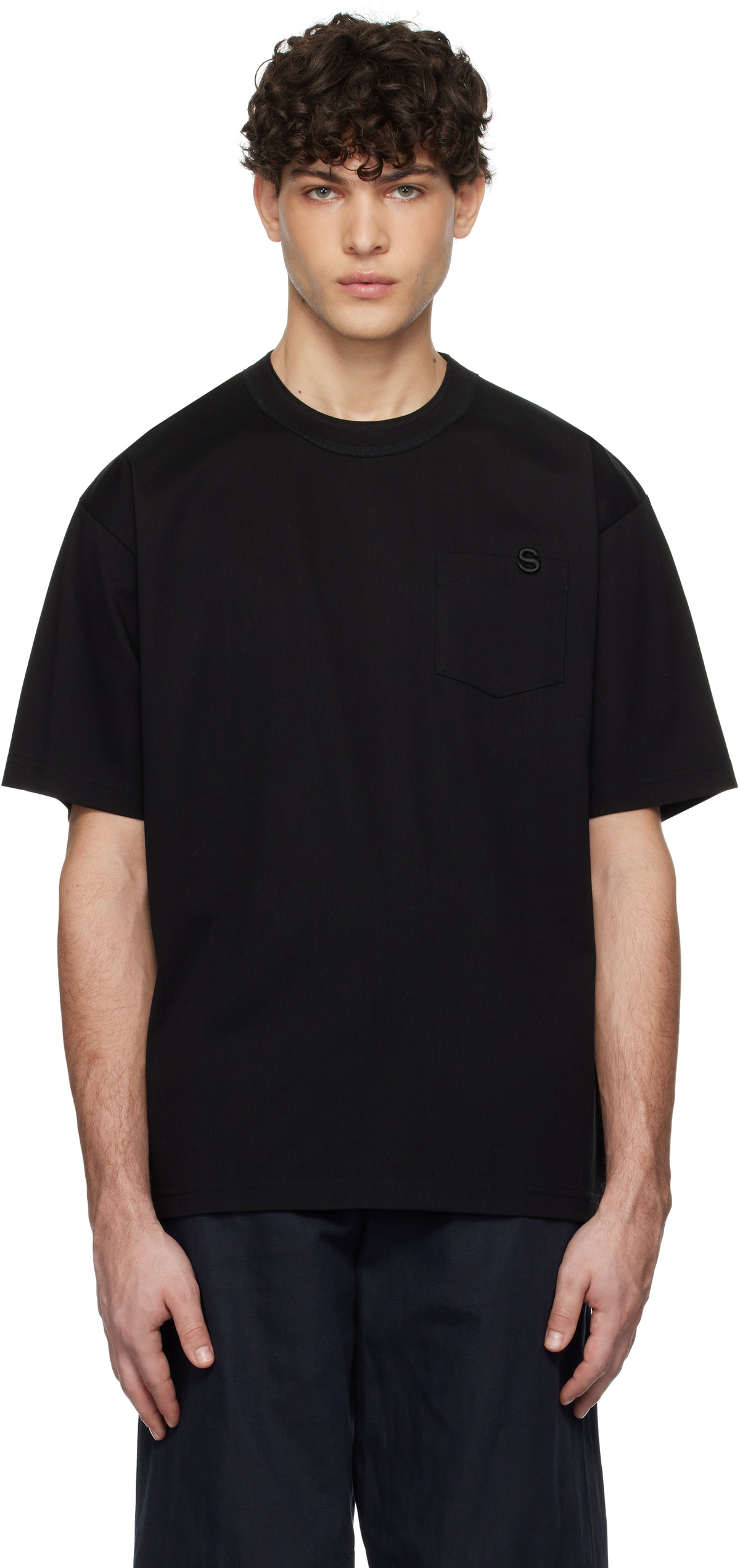 Sacai Side Zip Tee Sacai