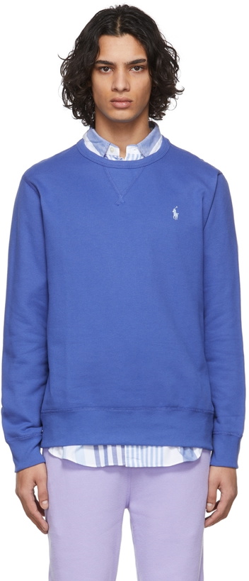 Photo: Polo Ralph Lauren Blue Fleece Sweatshirt