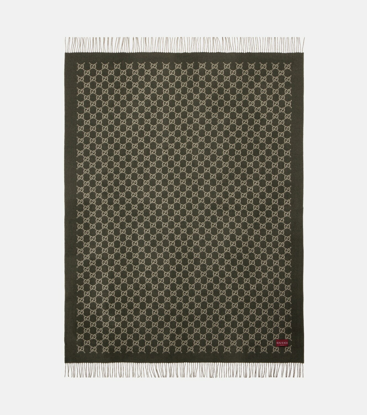 Gucci GG wool and cashmere blanket