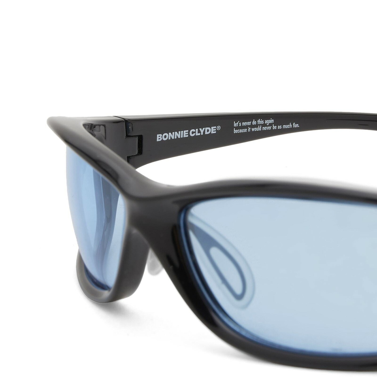 Bonnie Clyde Piccolo Sunglasses in Black/Blue Bonnie Clyde