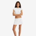 SKIMS Women's Drop Needle Pointelle Mini Skirt in Snow