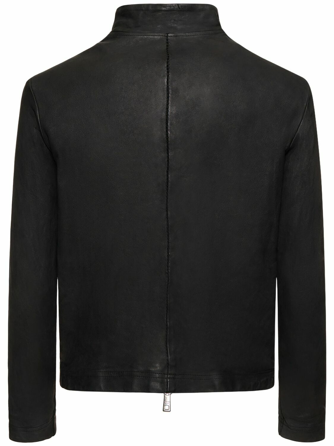GIORGIO BRATO - Brushed Leather Zip Jacket Giorgio Brato