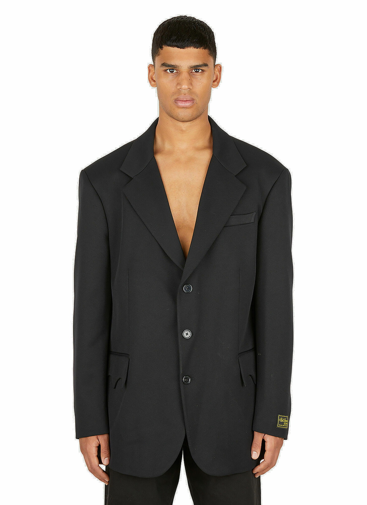 RAF SIMONS 20AW boxy smoking blazer-