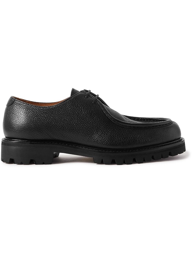 Photo: Mr P. - Jacques Full-Grain Leather Derby Shoes - Black