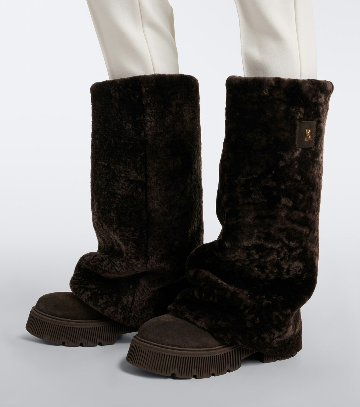 Bogner Turin shearling knee-high boots