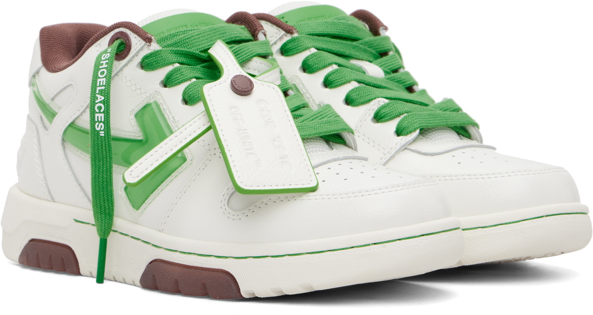 Off-White White 'Out Of Office' Bubble Arrow Sneakers