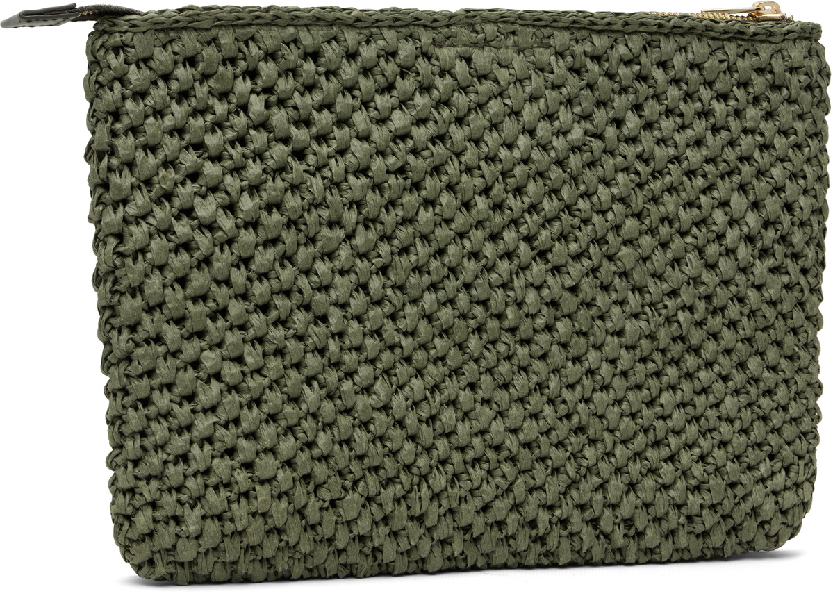 ANINE BING Green Rio Pouch