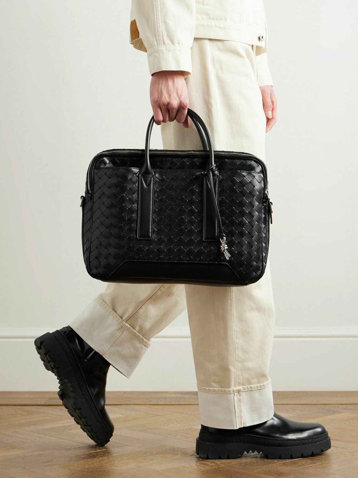 Bottega Veneta - Intrecciato Leather Briefcase