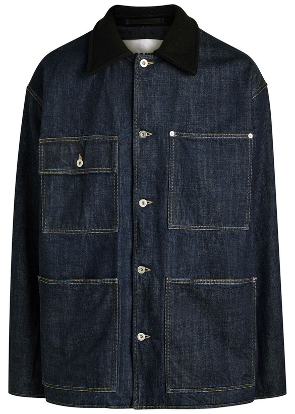 Photo: Jil Sander Oversized Denim Jacket Dark Blue