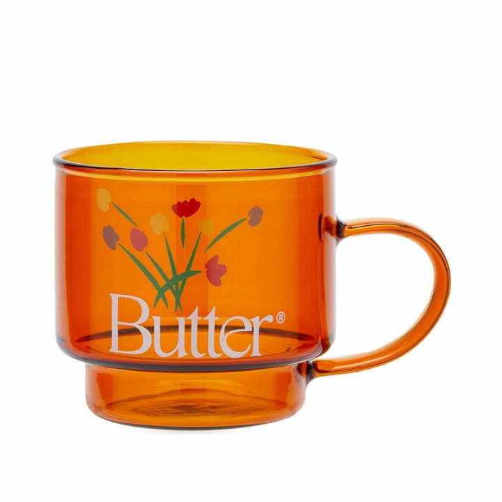 Photo: Butter Goods Men's Boquet Glass Mug in Brown