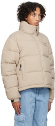 Axel Arigato Beige Observer Down Jacket