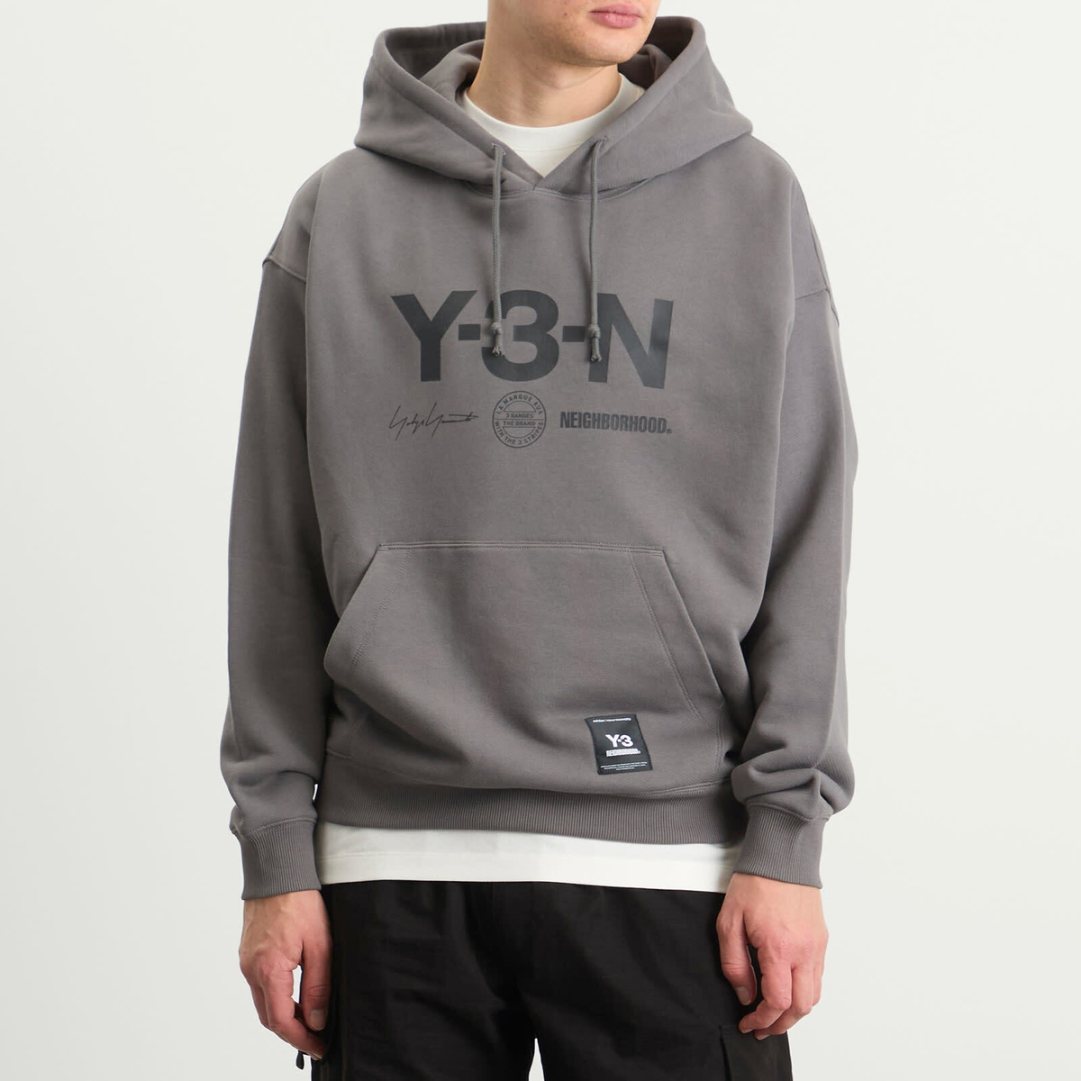 Y-3 Men's x NBHD Hoody in Granite