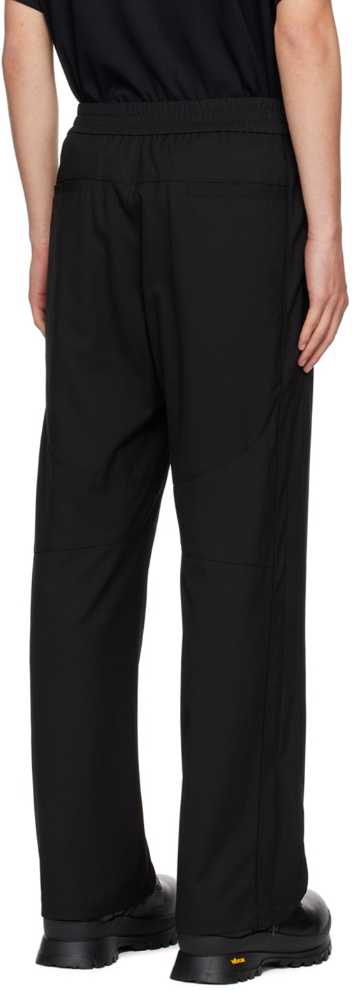 C2H4 Black Streamline Trousers