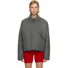 Maryam Nassir Zadeh Gray Augusta Jacket