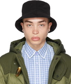 Burberry Reversible Black Logo Bucket Hat