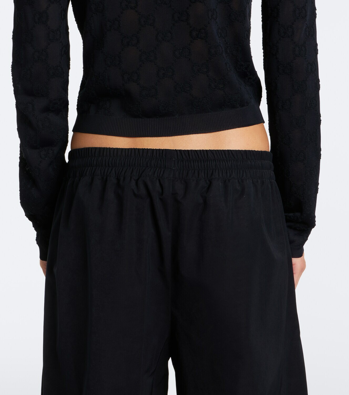 Gucci Technical twill wide-leg pants