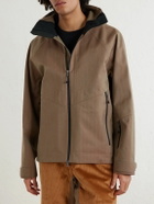 SEASE - Intrepid Herringbone Virgin Wool Hooded Ski Jacket - Brown