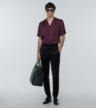 Saint Laurent - Tapered velvet pants