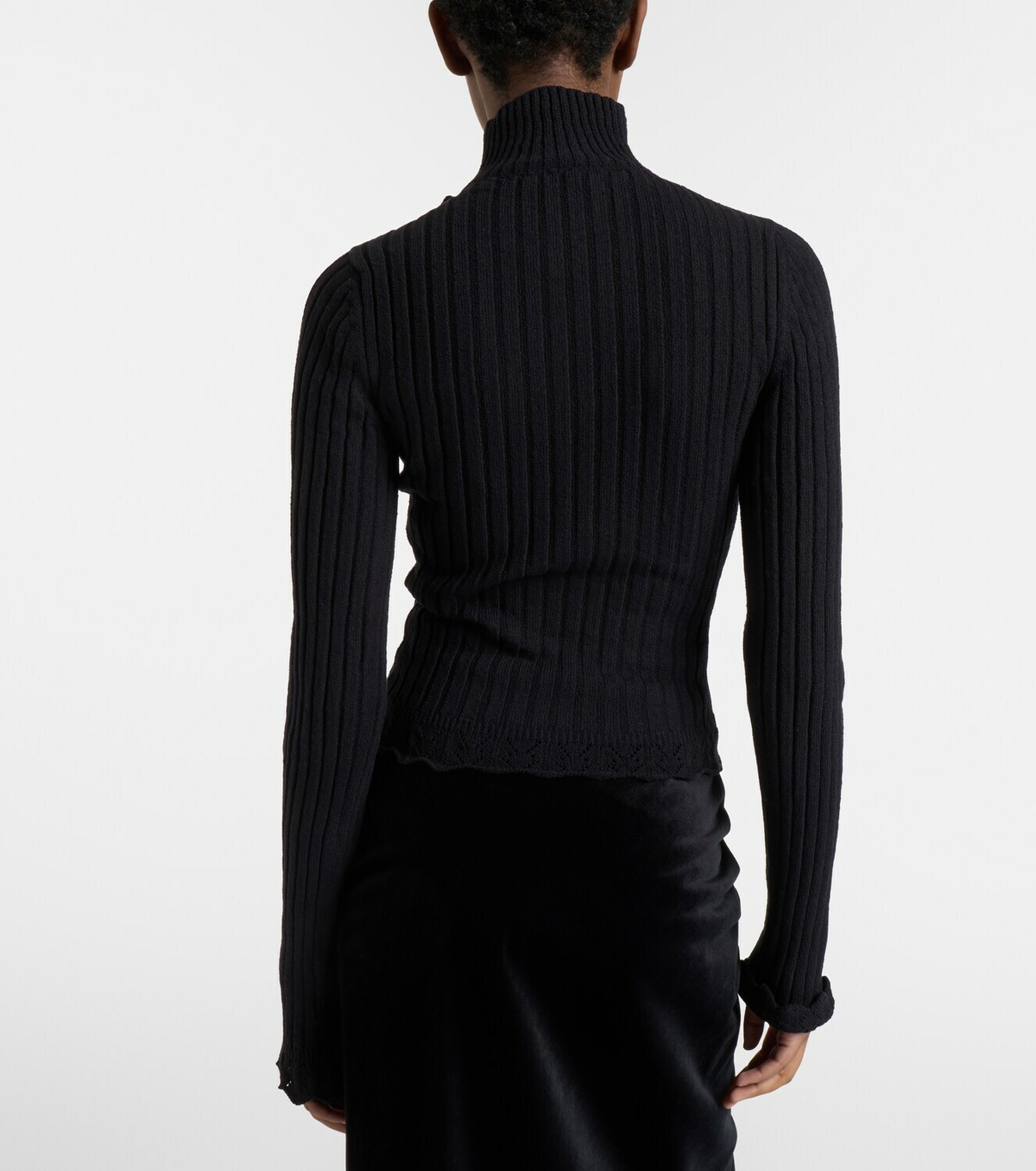 Balenciaga Heart cotton-blend top