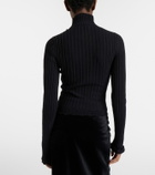 Balenciaga Heart cotton-blend top