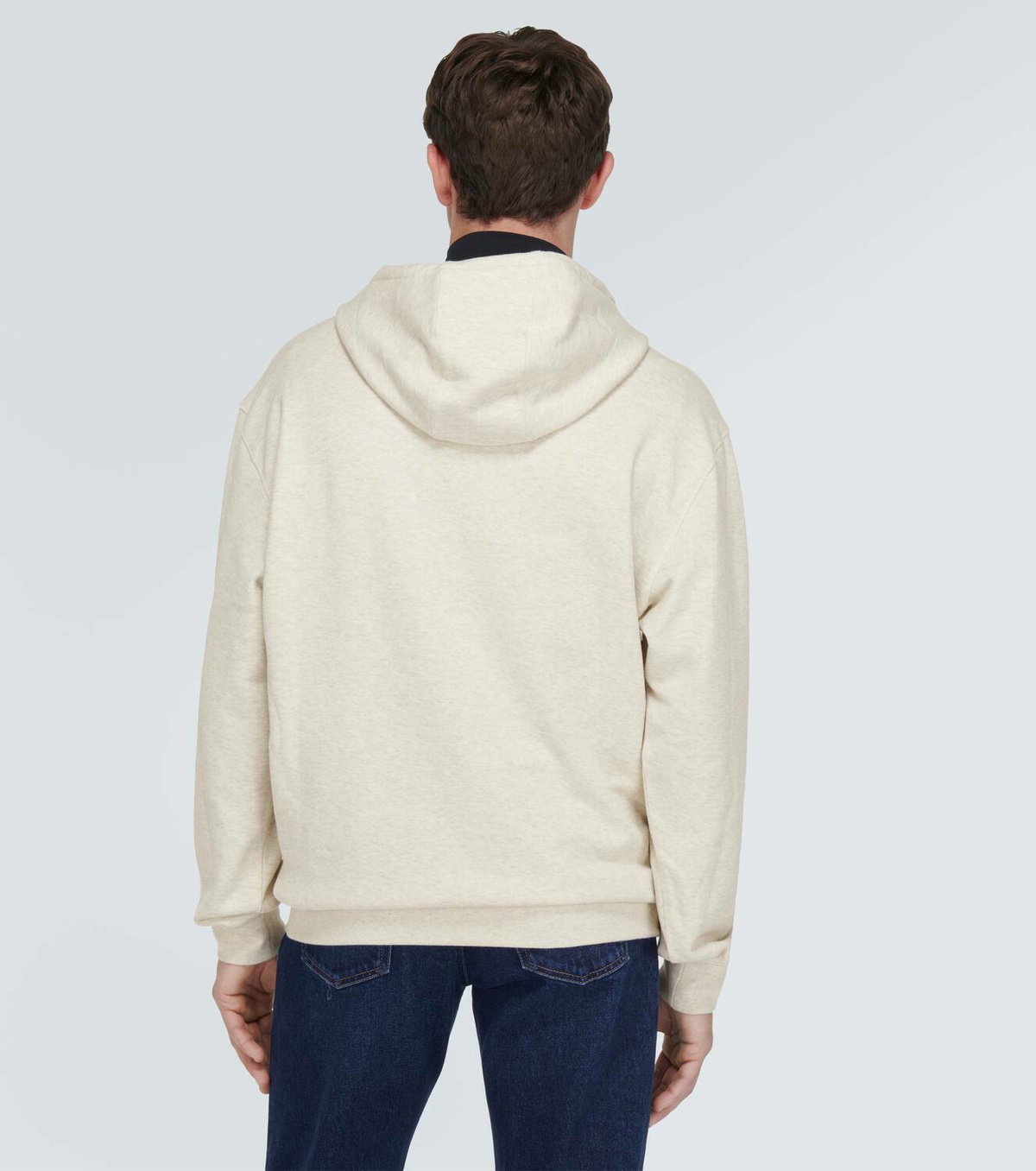 Prada Logo cotton hoodie