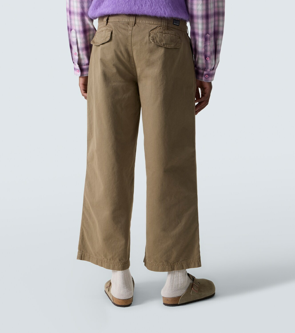 ERL High-rise wide-leg jeans