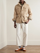 Polo Ralph Lauren - Belted Cotton-Twill Jacket - Neutrals