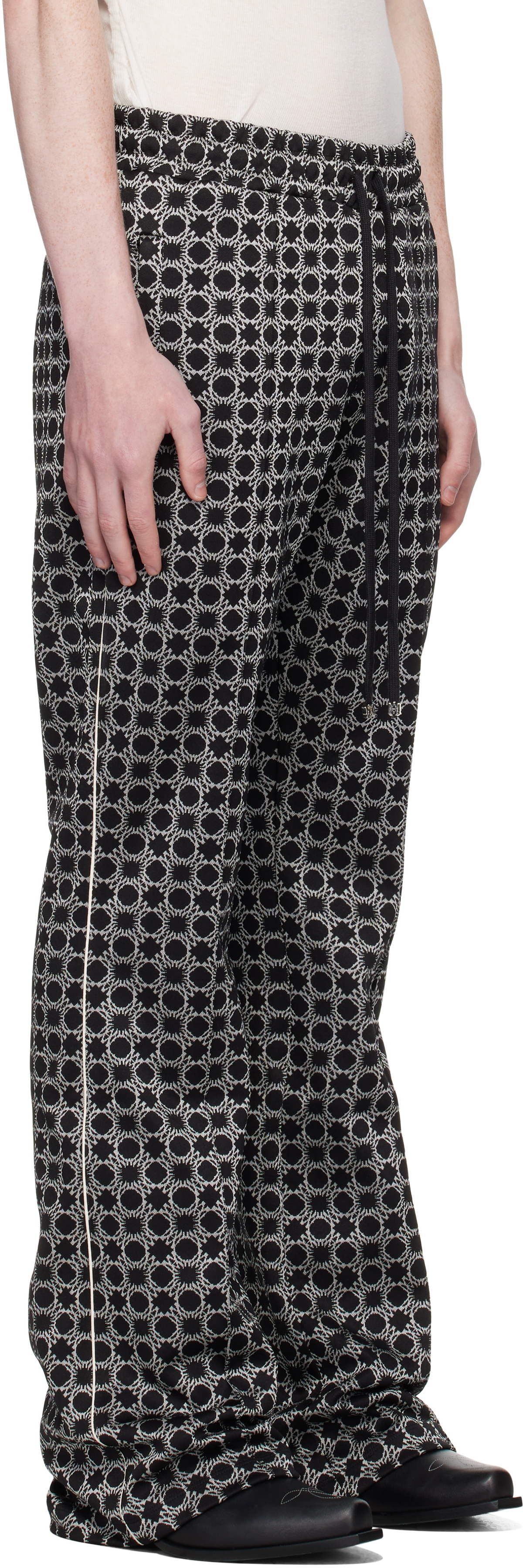 AMIRI Black MA Quad Flare Track Pants Amiri