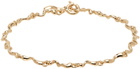 Maria Black Gold Ramen Bracelet